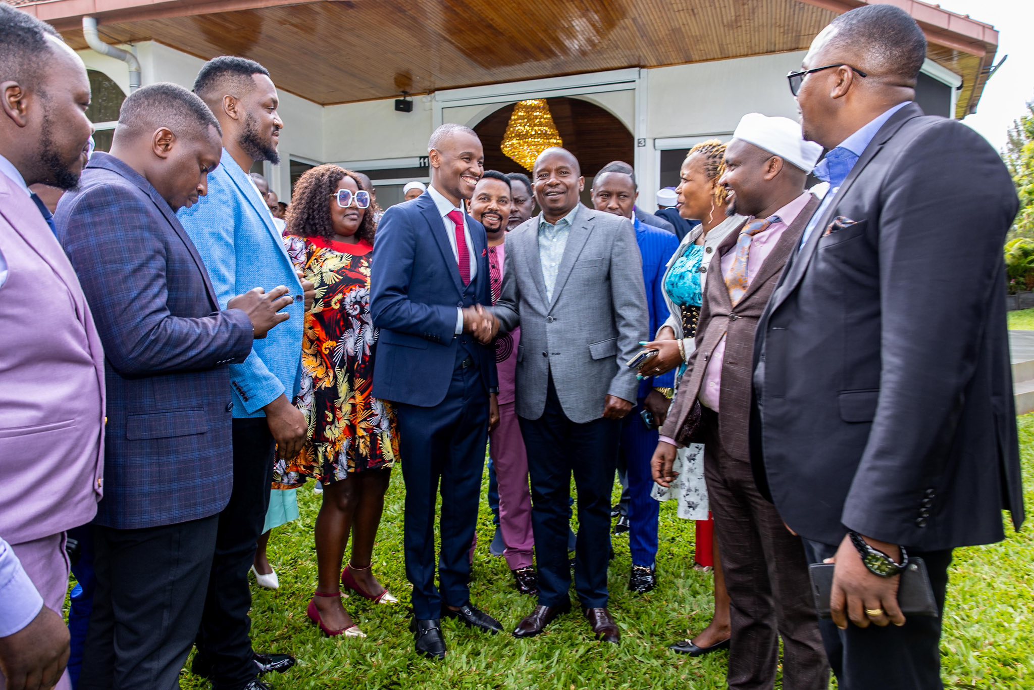 PHOTOS: Kindiki hosts Samidoh, other artists
