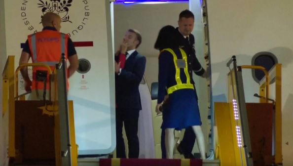 Macron: Push in the face by wife was a joke