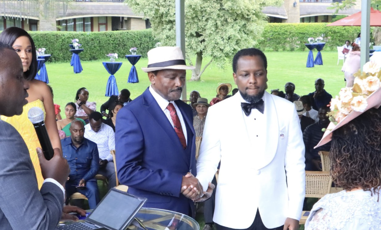 Kalonzo to newlywed son: May wisdom guide you