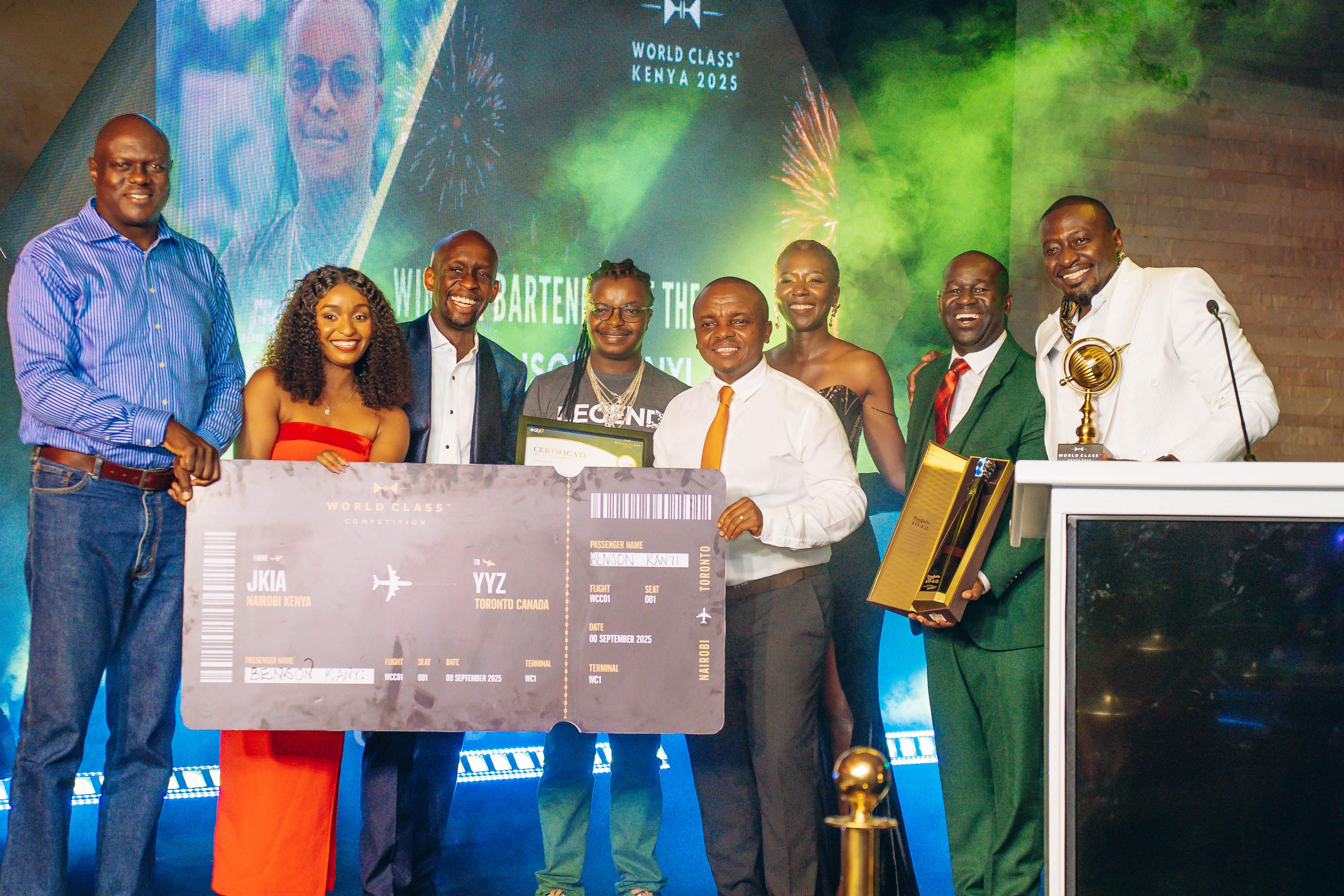 Ben Kanyi Crowned Top Bartender at World Class Kenya 2025
