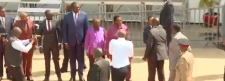 Ruto arrives at Uhuru Gardens for Labour Day fete