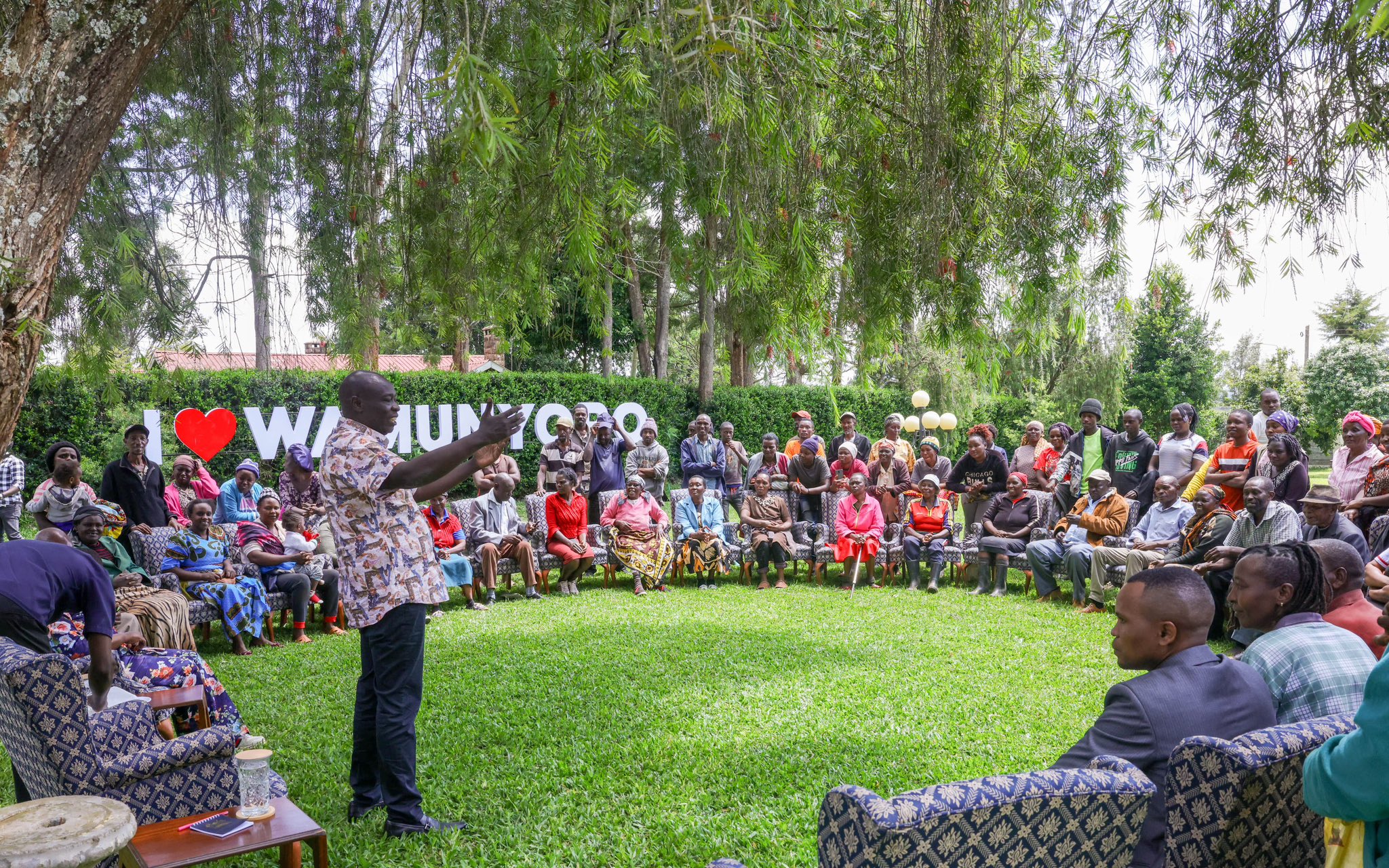 Gachagua quells party's 'ear symbol' debate