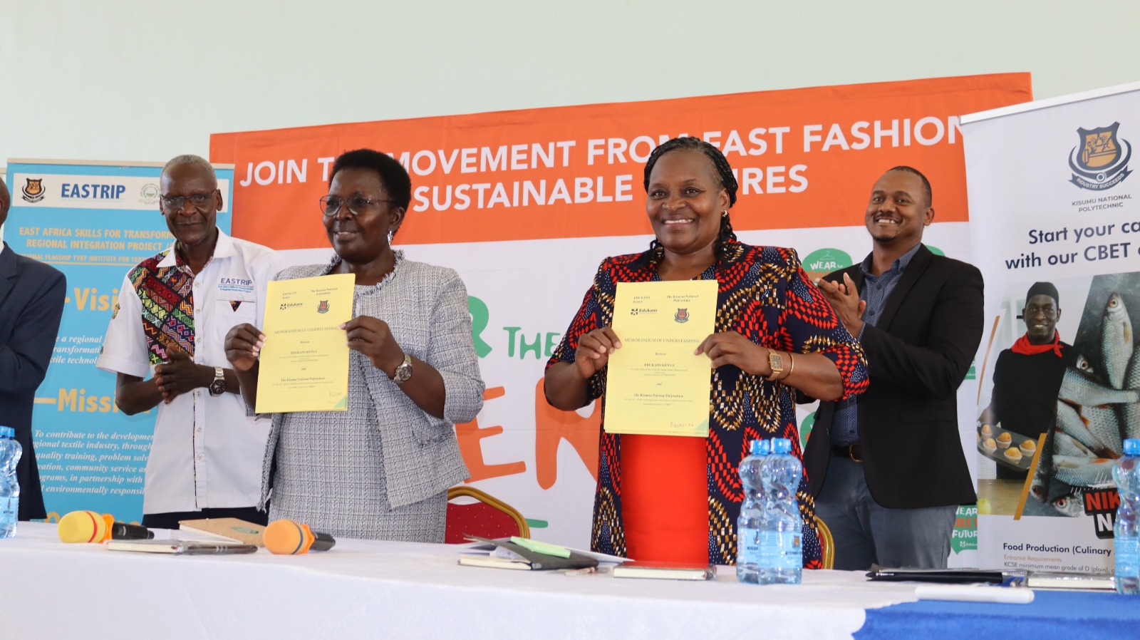 Edukans Kenya, Kisumu Polytechnic partner to boost skills in textile sector
