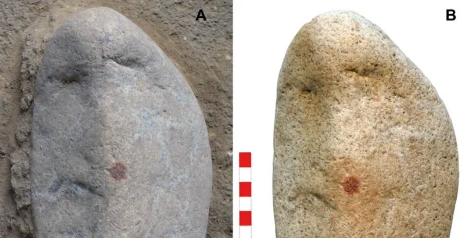 Ancient human fingerprint suggests Neanderthals made art