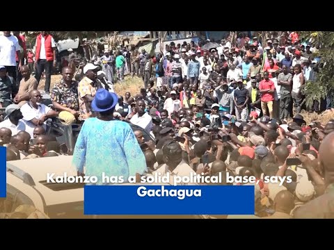 Kalonzo has a solid political base, says Gachagua