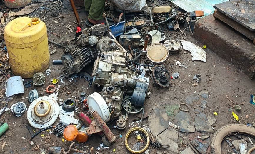 Two nabbed, motorcycle parts recovered in Kilifi