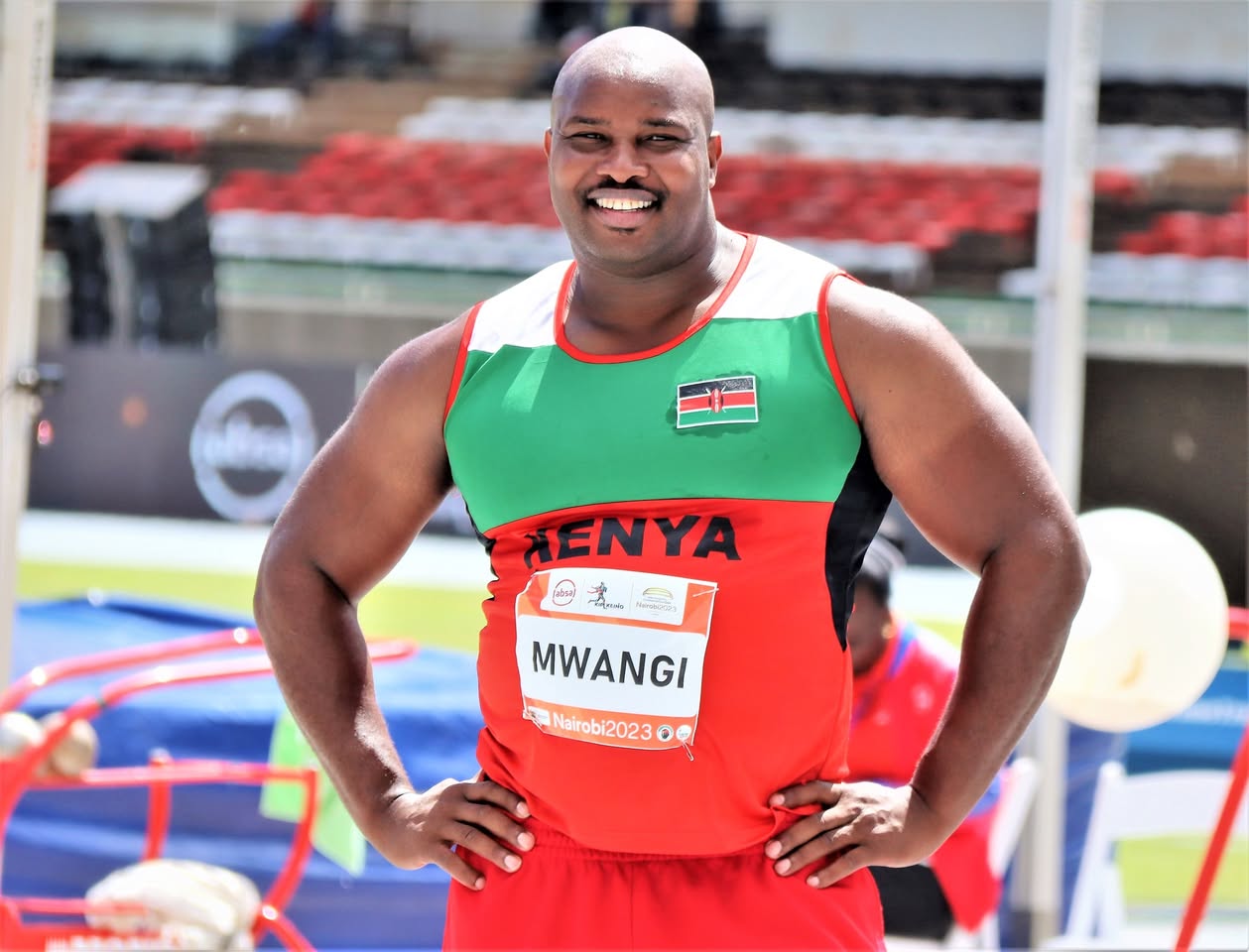 Peter Mwangi during the 2023 Kip Keino Classic/HANDOUT