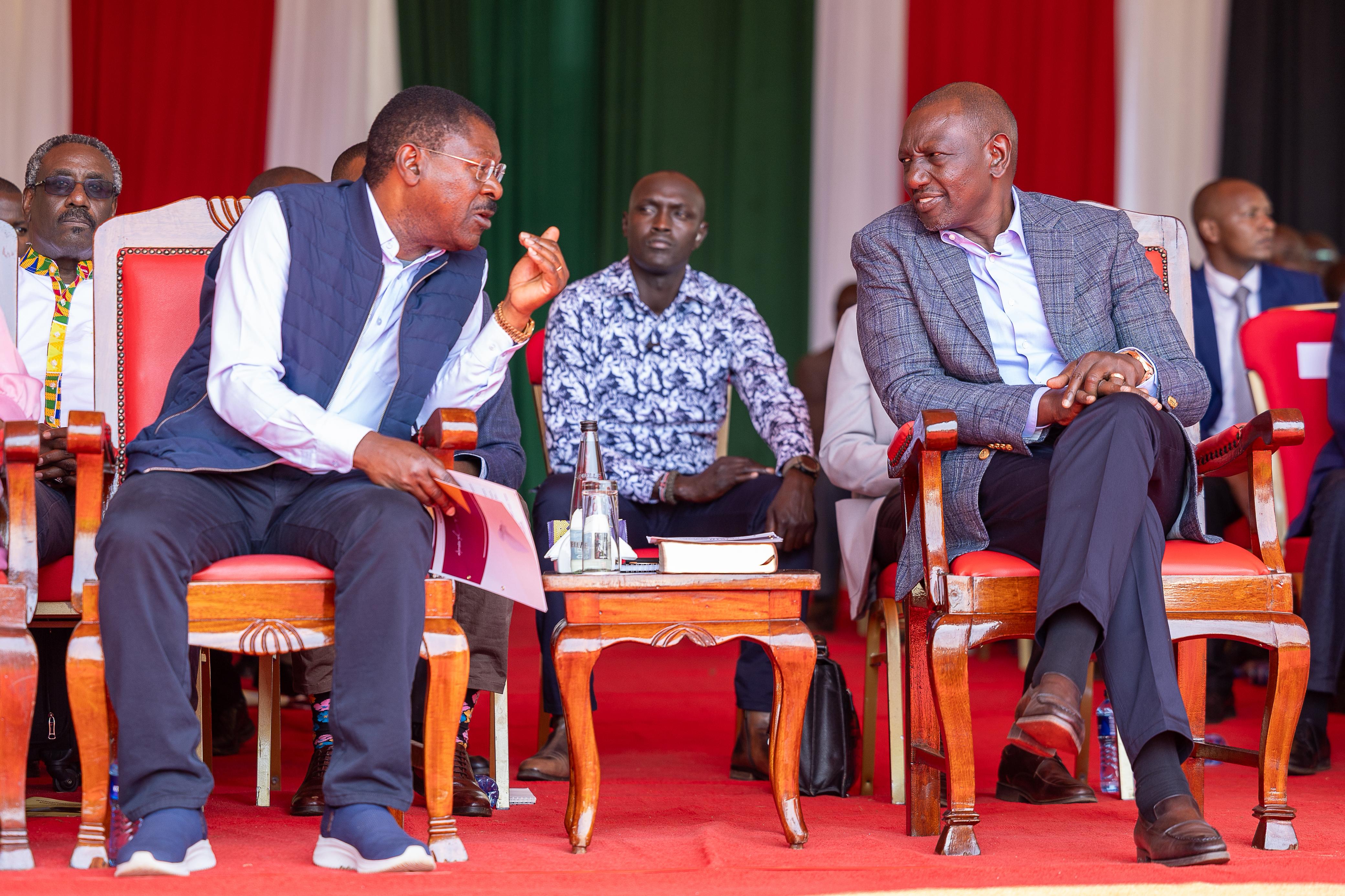 Ruto takes unity message to Western, slams critics