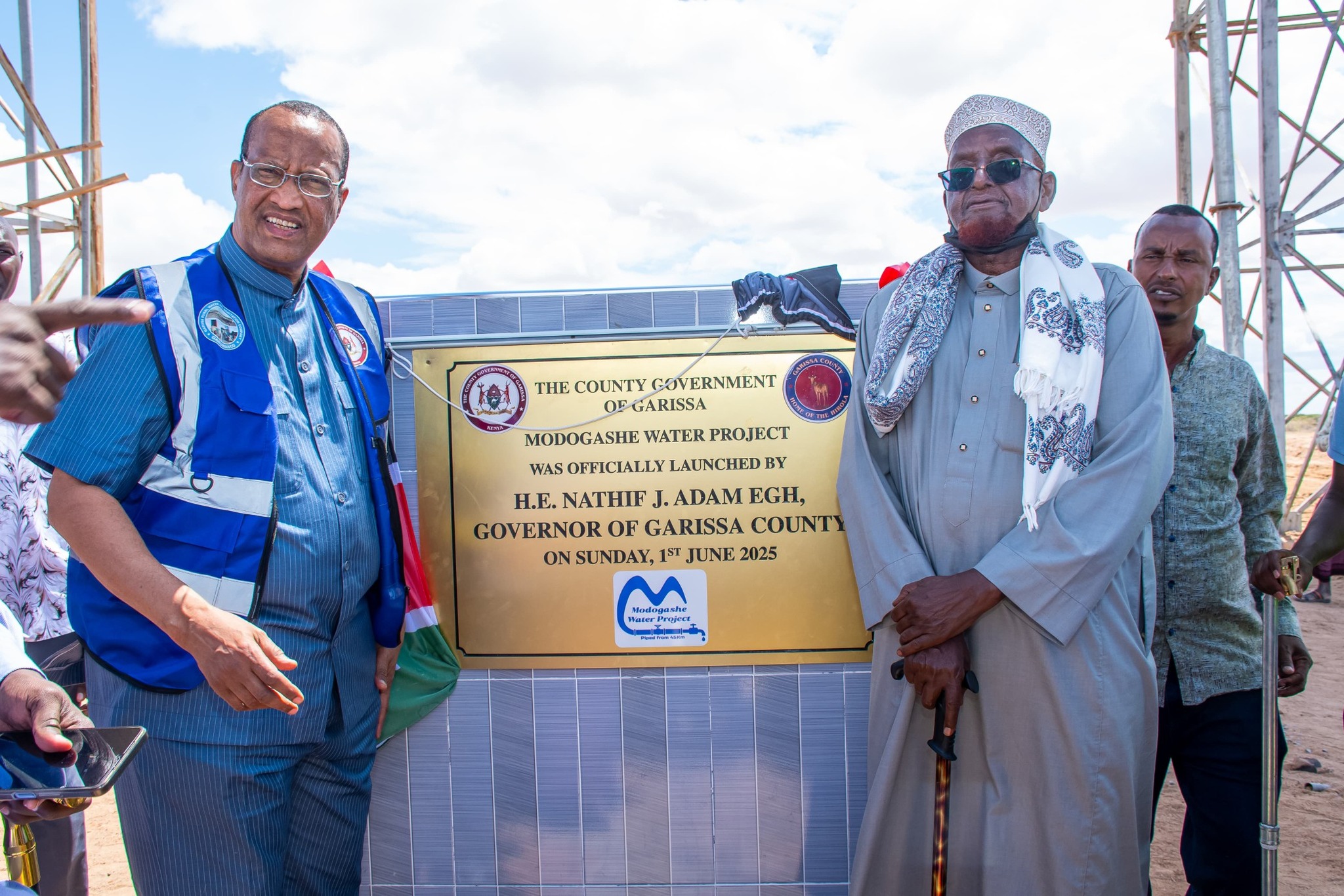 Modogashe residents celebrates historic arrival of clean water