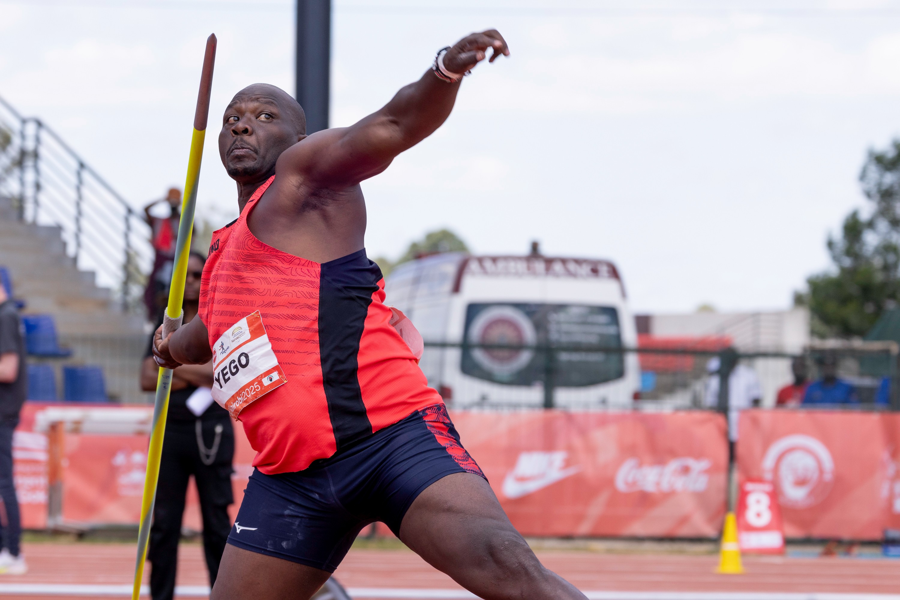 Julius Yego at the Kip Keino Classic/ HANDOUT