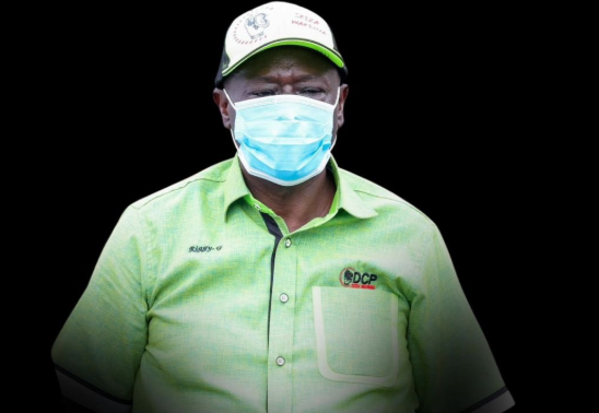 Gachagua rocks mask in protest over hawker's shooting