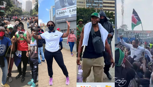 Notable Celebs and Politicians who have Joined Gen Z Protests in Nairobi CBD
