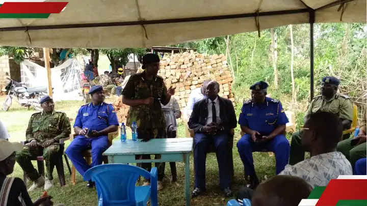 Senior cops visit Ojwang's family in Homa Bay
