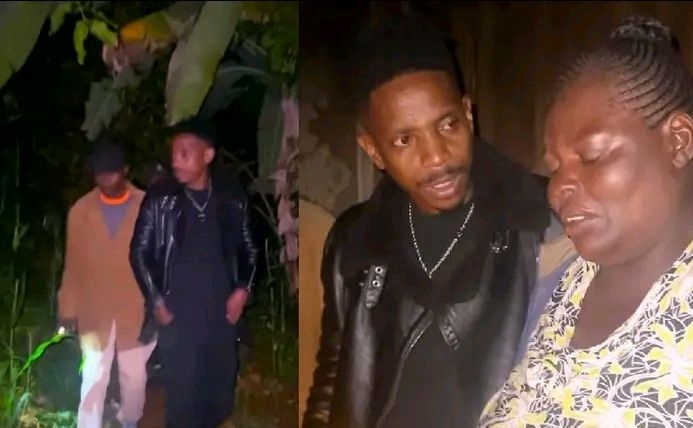 Eric Omondi Visits Boniface Kariuki's Familiy