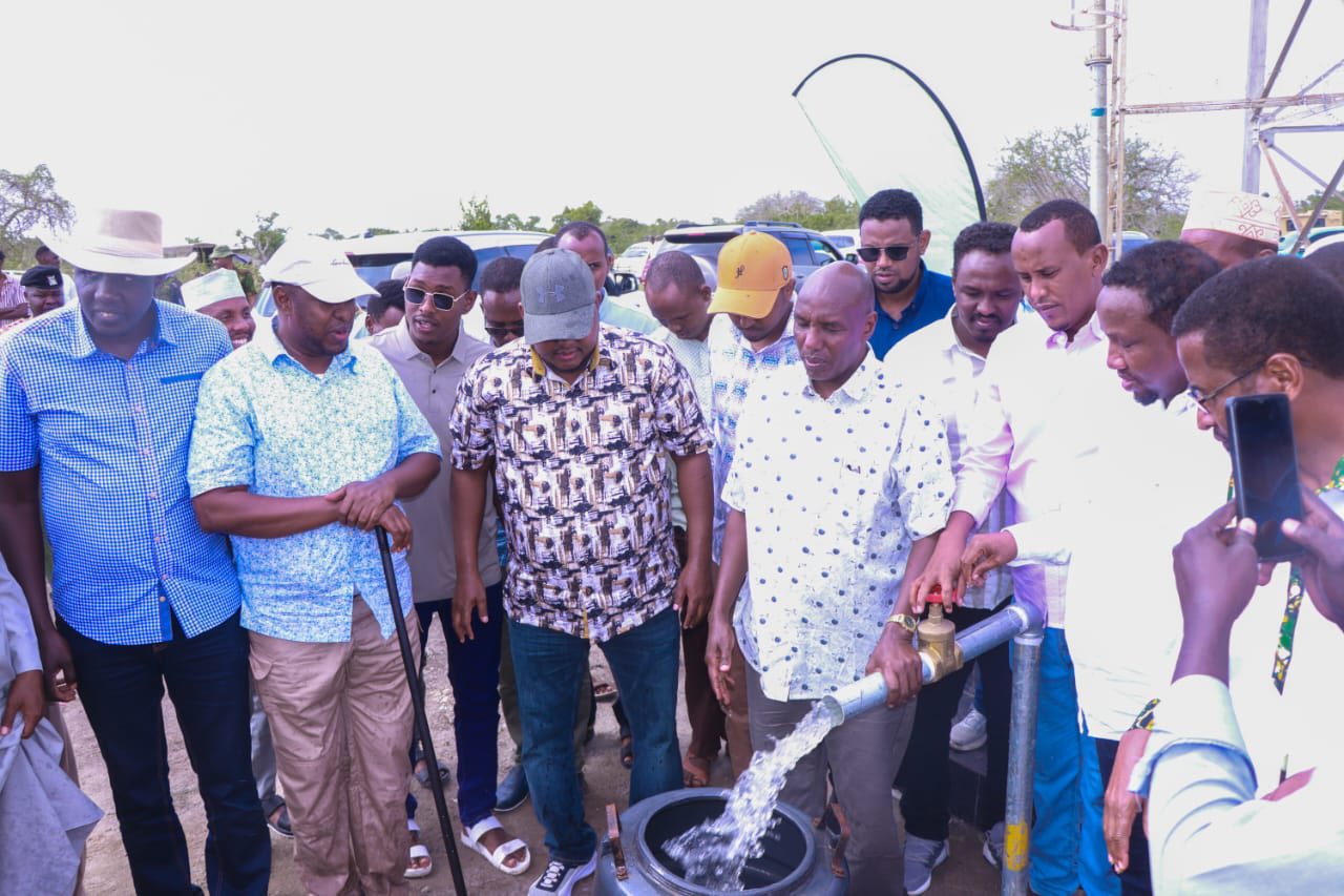 Relief for Masalani residents as government commissions water project