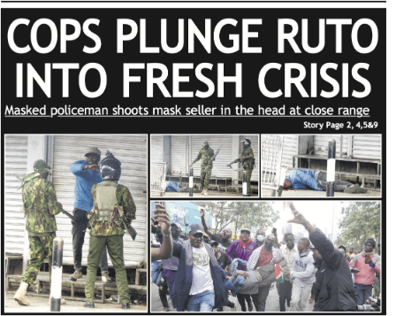 News Brief: Cops plunge Ruto into fresh crisis