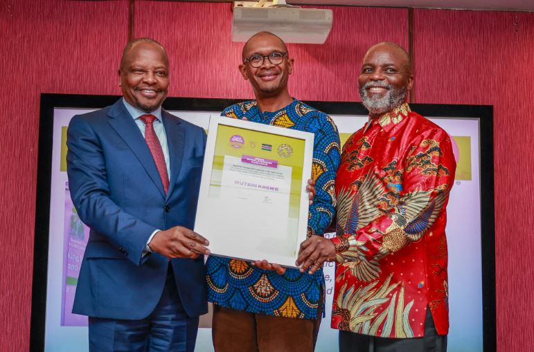 CS Kagwe honoured for distinguished leadership by Brand Africa 100