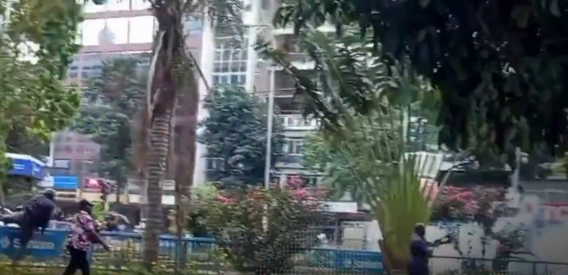 Plain clothes cops disperse protesters with teargas