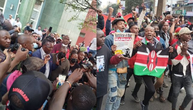 Ex-CJ Maraga Teargassed In Nairobi CBD as He Joins Gen Z Protest