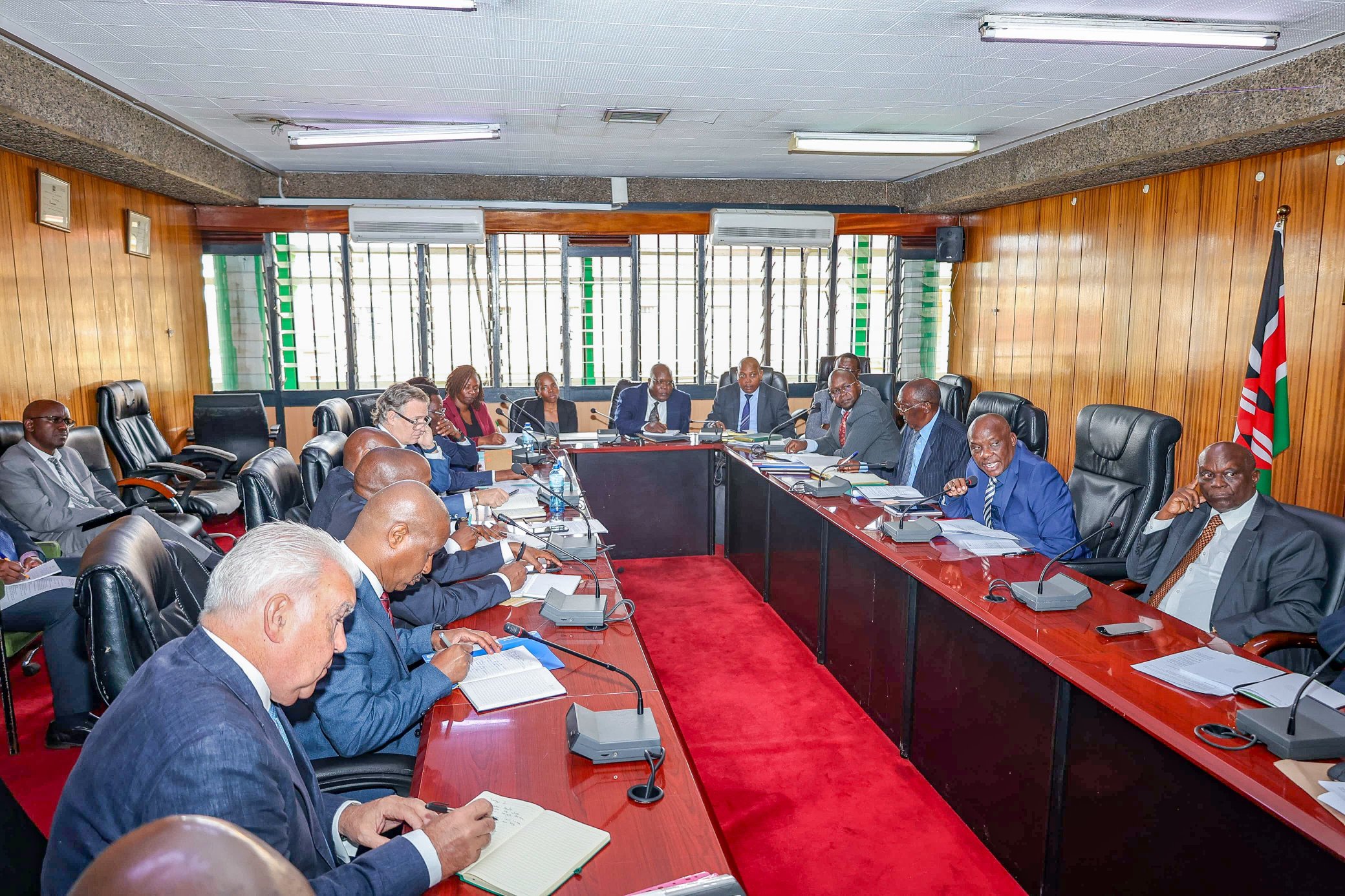 Agriculture Principal Secretary Paul Ronoh during the meeting with tea industry stakeholders on June 9, 2025/MOA