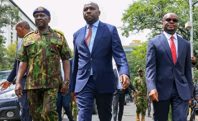 CS Murkomen Pledges Support to Looted Businesses in CBD