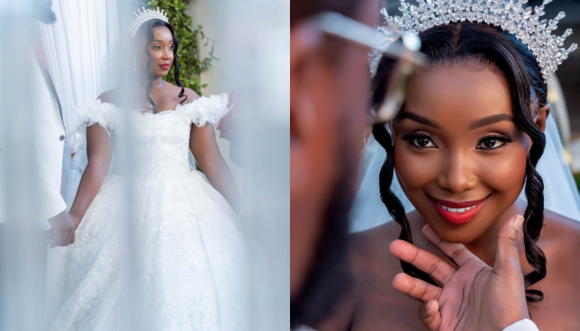 Kate Actress Shares Stunning Wedding Photos with Hubby Michael Mwangi