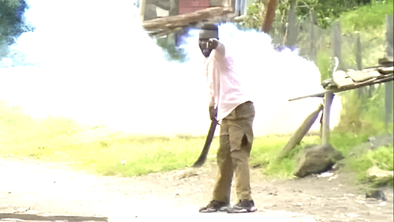 Police Arrest Ugandan National Who Charged At Police With A Machete
