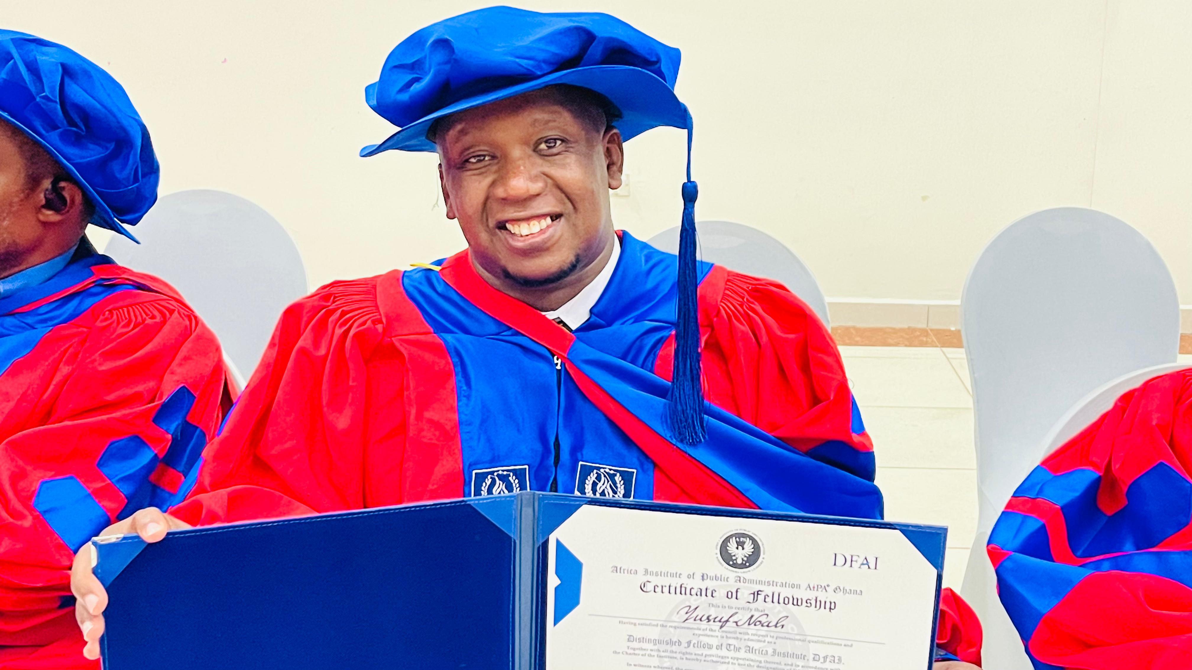 Yusuf ‘Refigah’ Noah Receives Two International Honors for Transformational Leadership