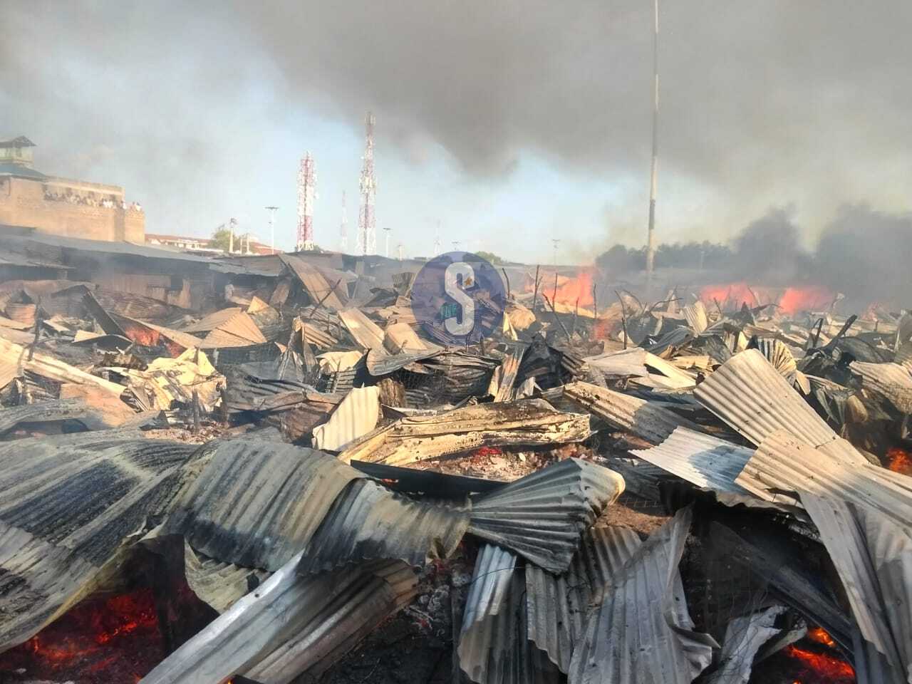 Fire razes down several stalls in Garissa market