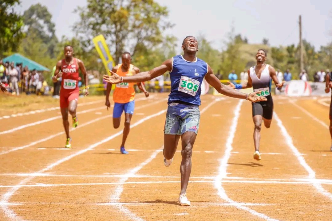Kevin Kipkorir in a previous race/ FILE