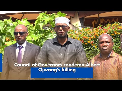 Council of Governors condemn Albert Ojwang's killing