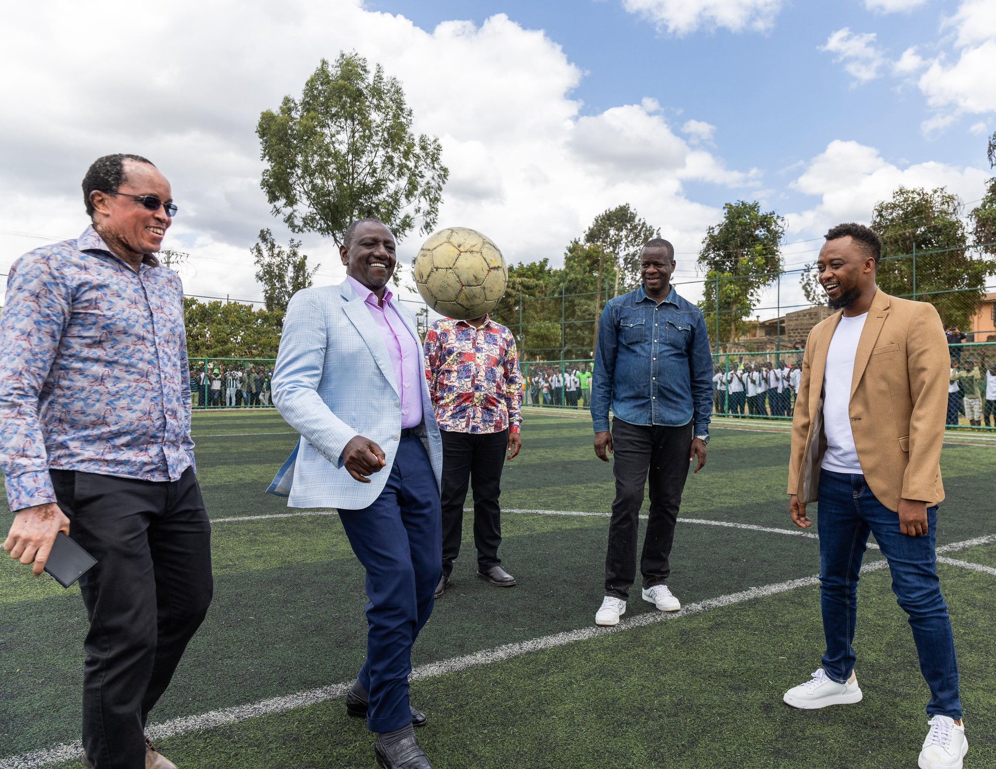 [PHOTOS] Ruto inspects Uhuru Sports Complex