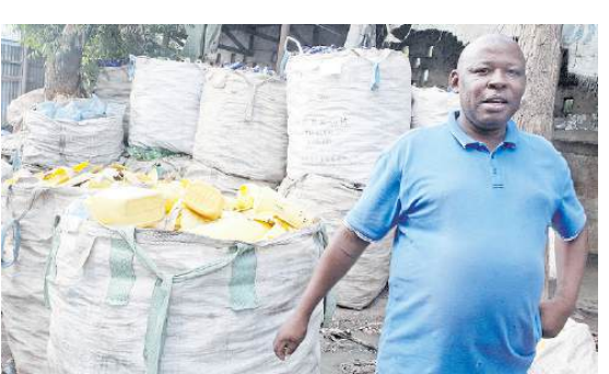 Recycler turning plastic waste to gold in Garissa