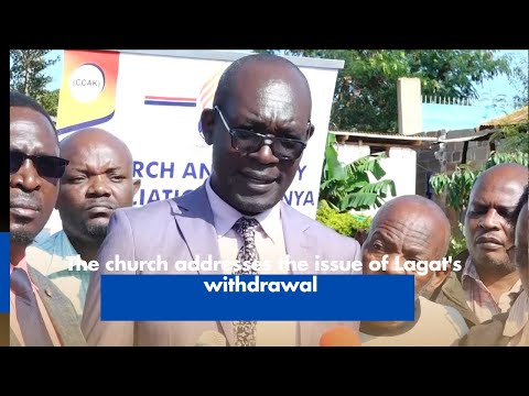 The church addresses  the issue of Lagat's withdrawal