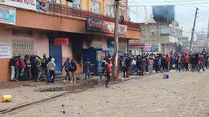 Murang’a investor counting losses after supermarket looted