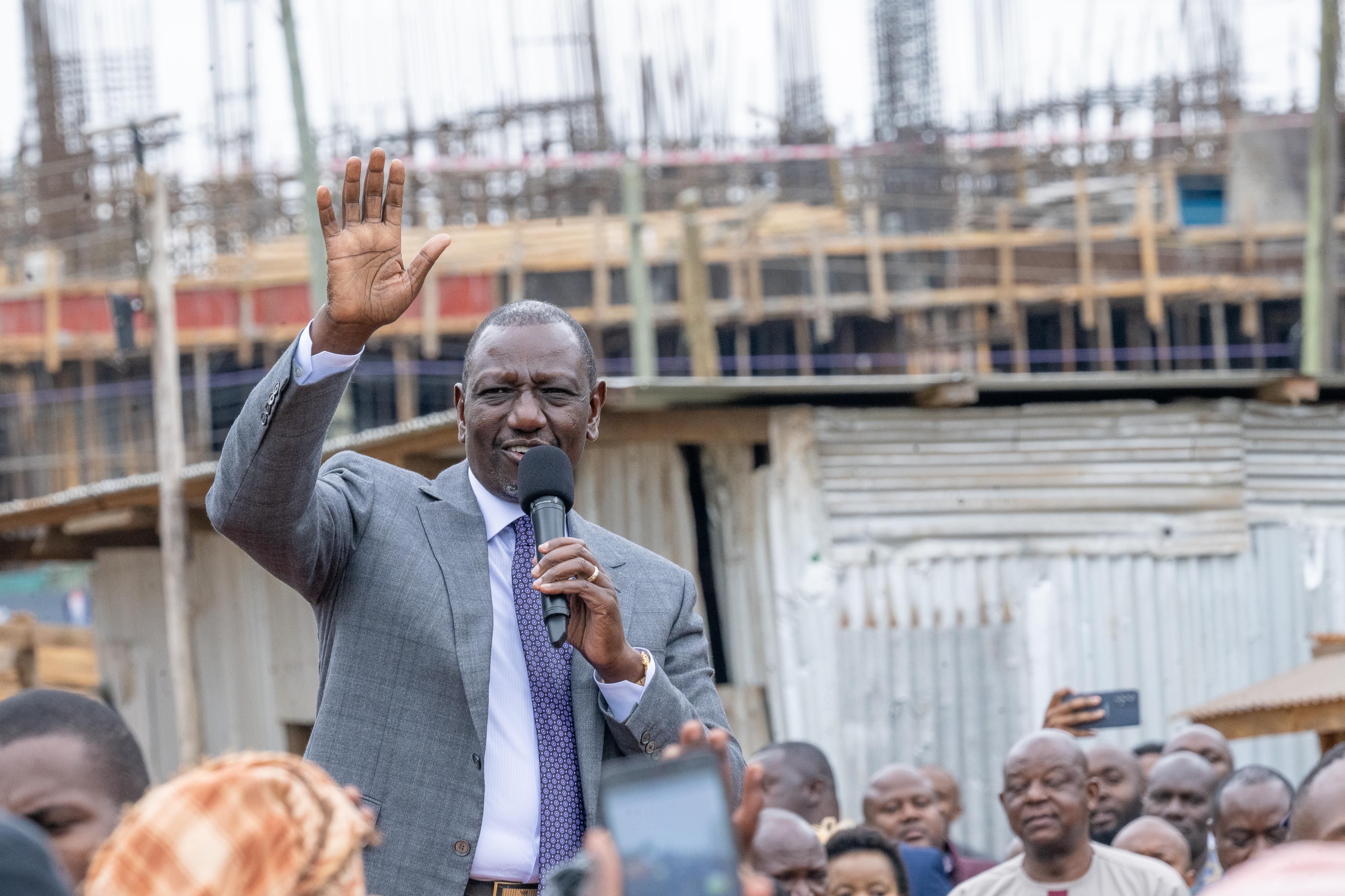 Shoot the legs! Ruto directs police on protest looters