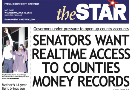 Briefs: MPs seek realtime access to county finances