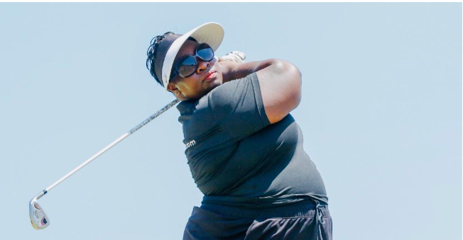 Scola Onsongo in action during past golf tournaments/ HANDOUT