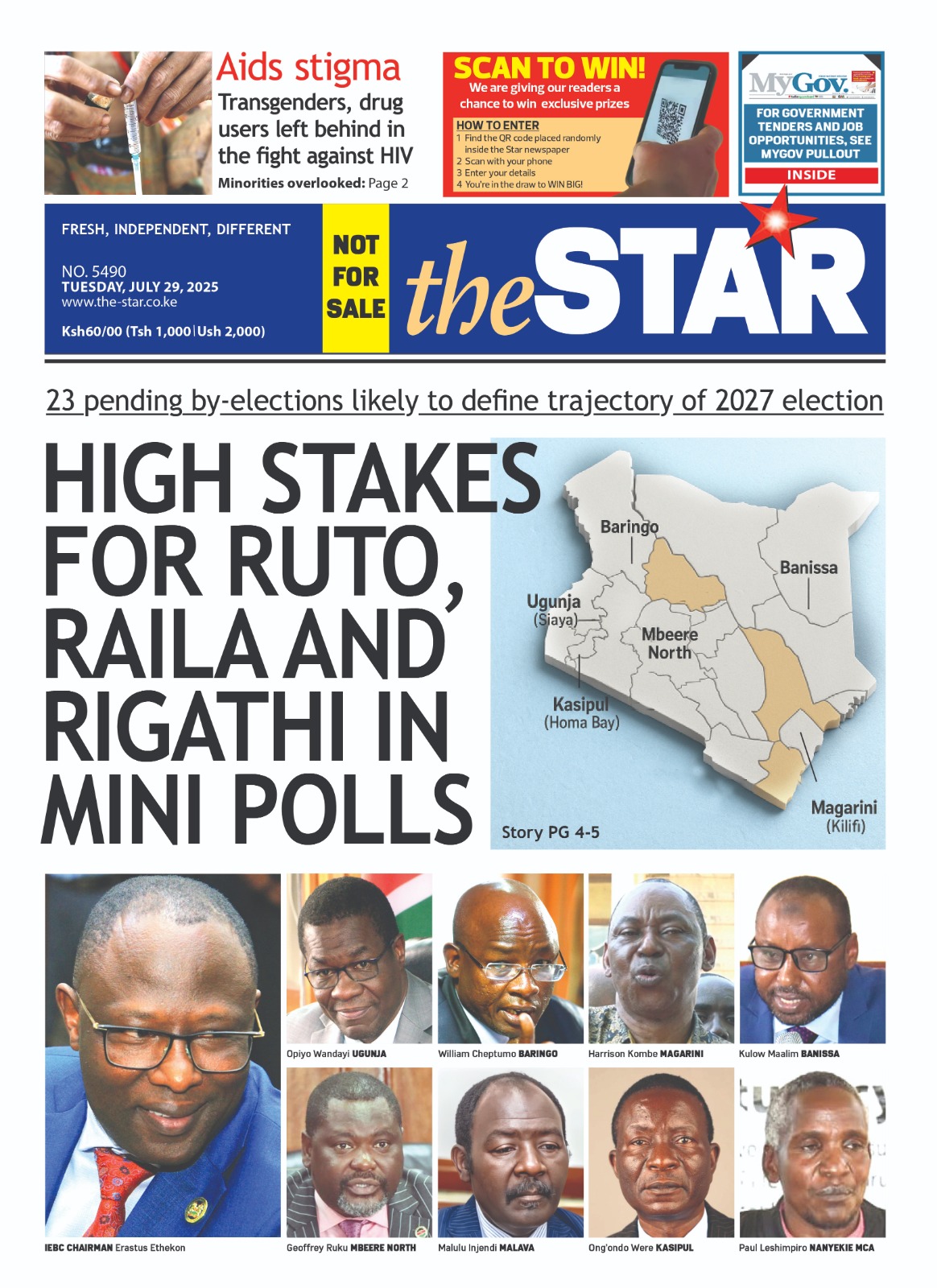 News Brief: High stakes for Ruto, Raila and Rigathi in mini polls