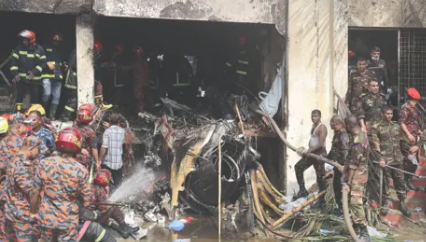 At least 19 dead after air force jet crashes into Bangladesh school