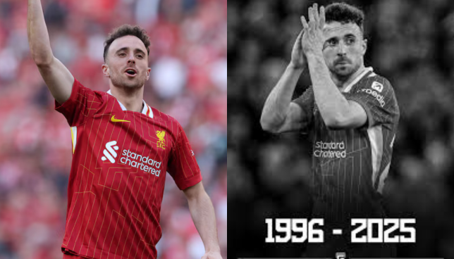 Liverpool star Diogo Jota Dies in Grisly Road Accident,  2 weeks after Wedding
