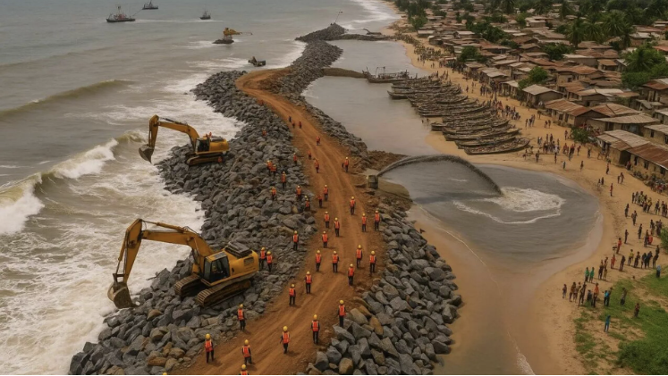 Ghana: Phase II of Blekusu coastal protection project kicks off