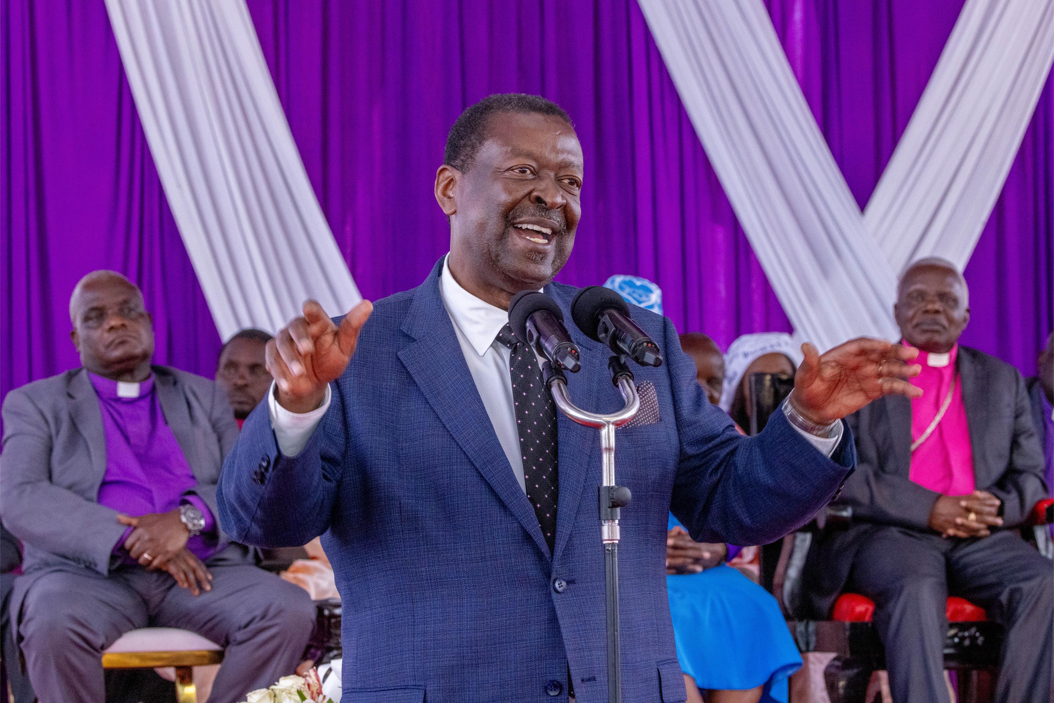 Mudavadi rallies Luhya nation behind Ruto, says he will be re-elected ...