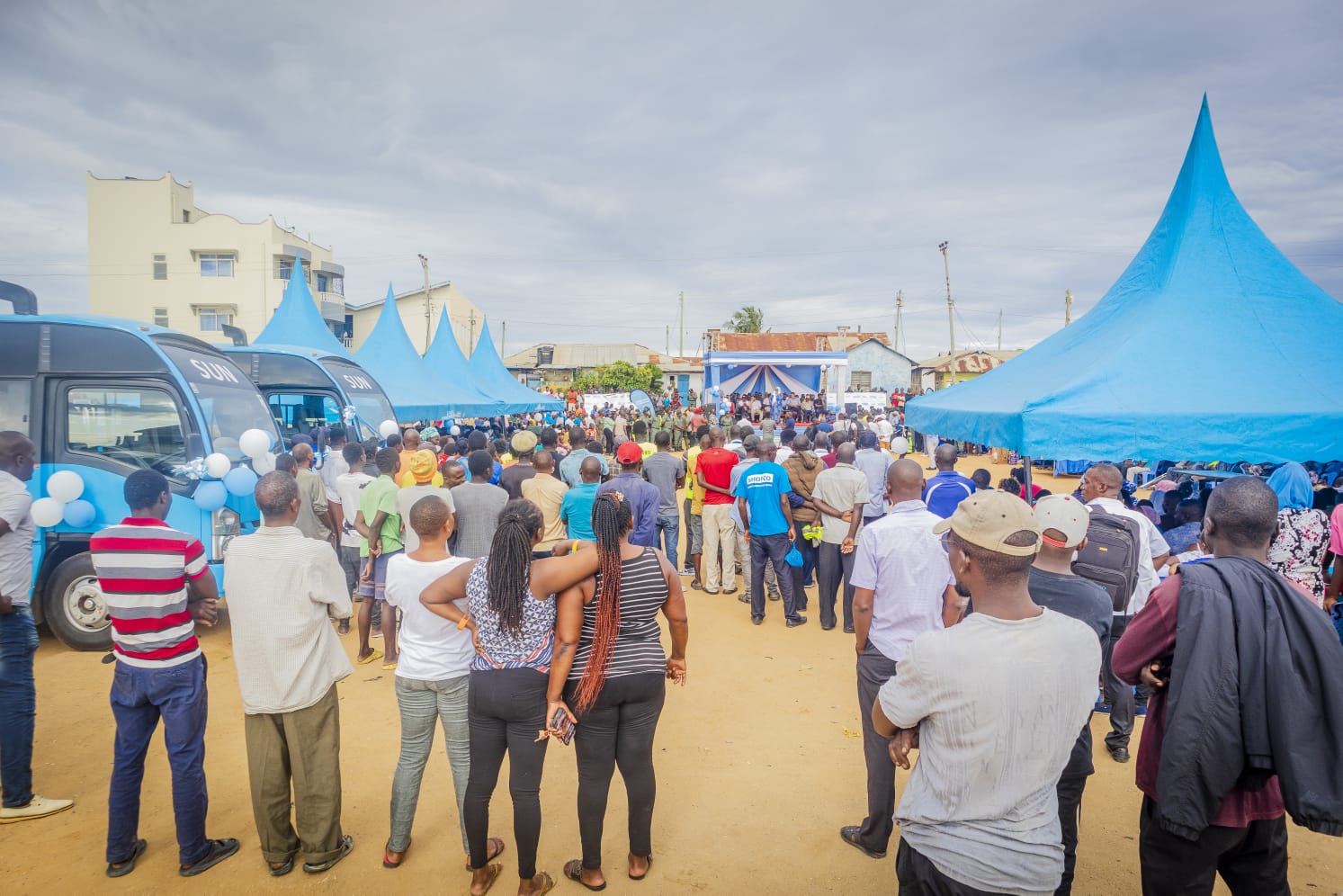 Odede leads campaign against GBV in Mombasa, donates 2 buses