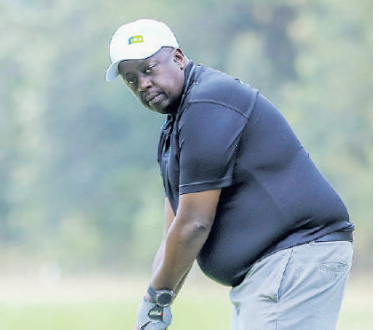 James Kinga during the KCB East Africa Golf Tour Machakos leg /HANDOUT