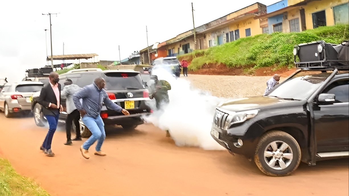 Gesi, Risasi na Machafuko: Ziara ya Upinzani Yatikisa Murang’a