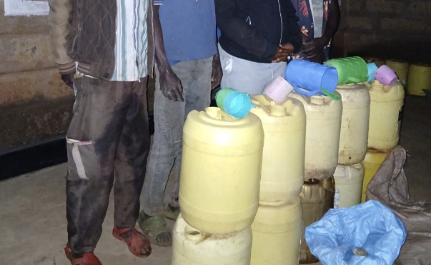 4 arrested, 200 litres of illicit brew seized in Tharaka Nithi