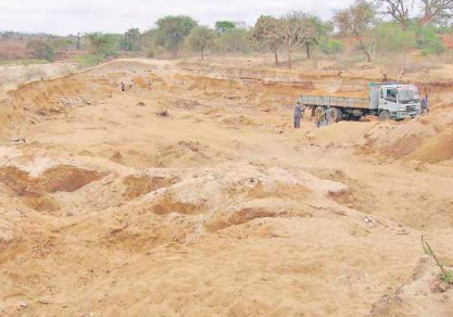Tragedy as sand harvester is buried alive