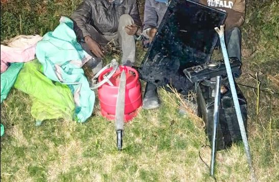 Three nabbed, stolen items recovered during patrol in Narok