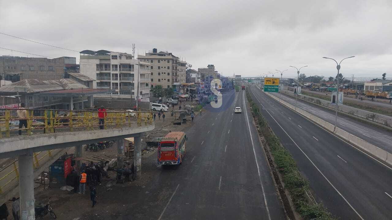 [PHOTOS] Motorists keep off Mombasa road as Kenya marks Saba Saba day